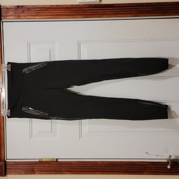 Athleta Siena Ankle Pants Faux Leather  Size 4 - Picture 5 of 16